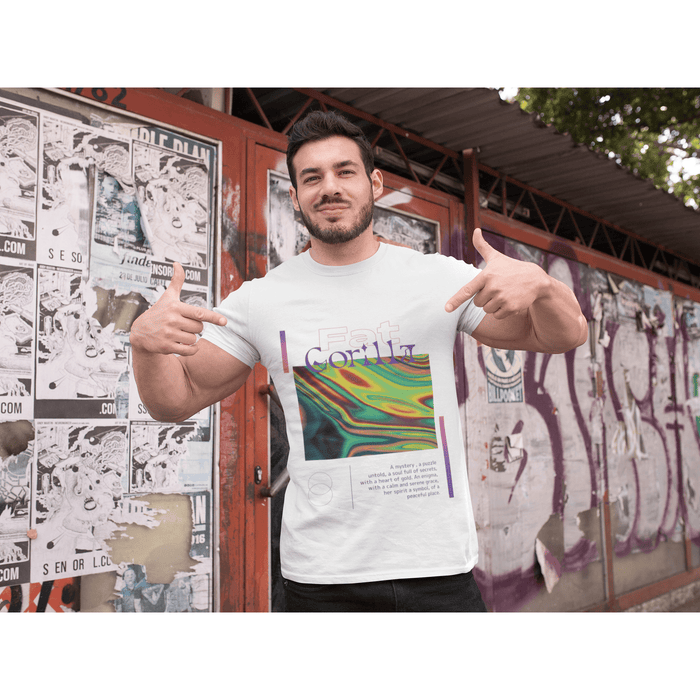 Fat Gorilla Unisex Crew Neck T-shirt Abstract print - FAT GORILLA