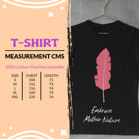 Fat Gorilla Unisex Leaf Print T-Shirt -Black - FAT GORILLA