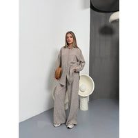 Fat Gorilla Linen Aegean Lounge Set - 2 Piece style 9103 - FAT GORILLA