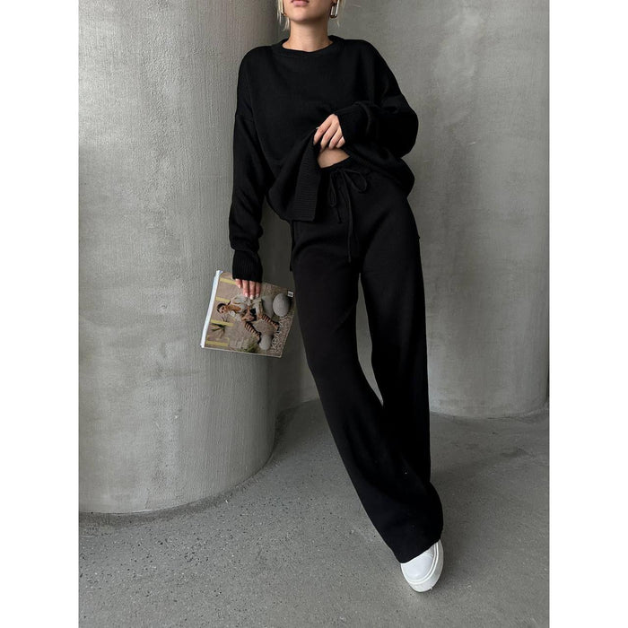 Womens 2 pc loose knitted set style 4058 - FAT GORILLA