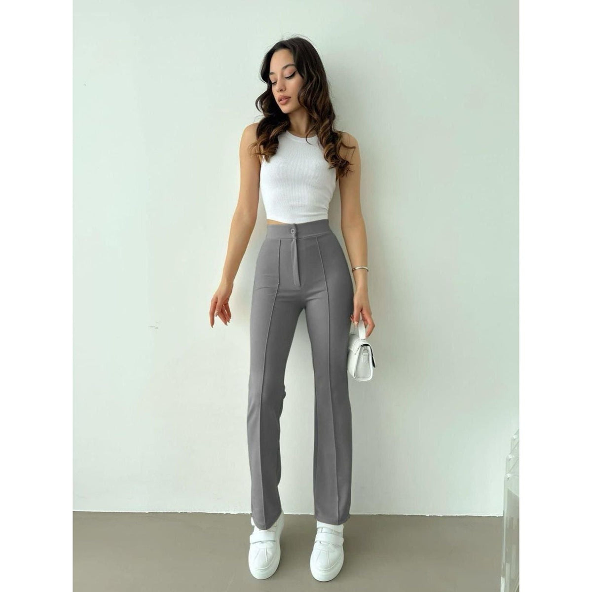 Fat Gorilla Women's Casual Jacquard Trouser - FAT GORILLA