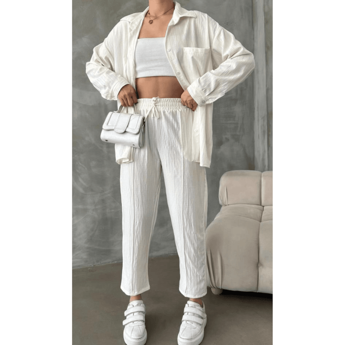Fat Gorilla Women's Crinkle Relaxed Set- 2 Piece - FAT GORILLA
