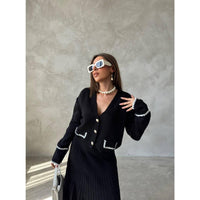 Fat Gorilla The Elise Knitted Skirt Set -2 Piece Style 4424 - FAT GORILLA