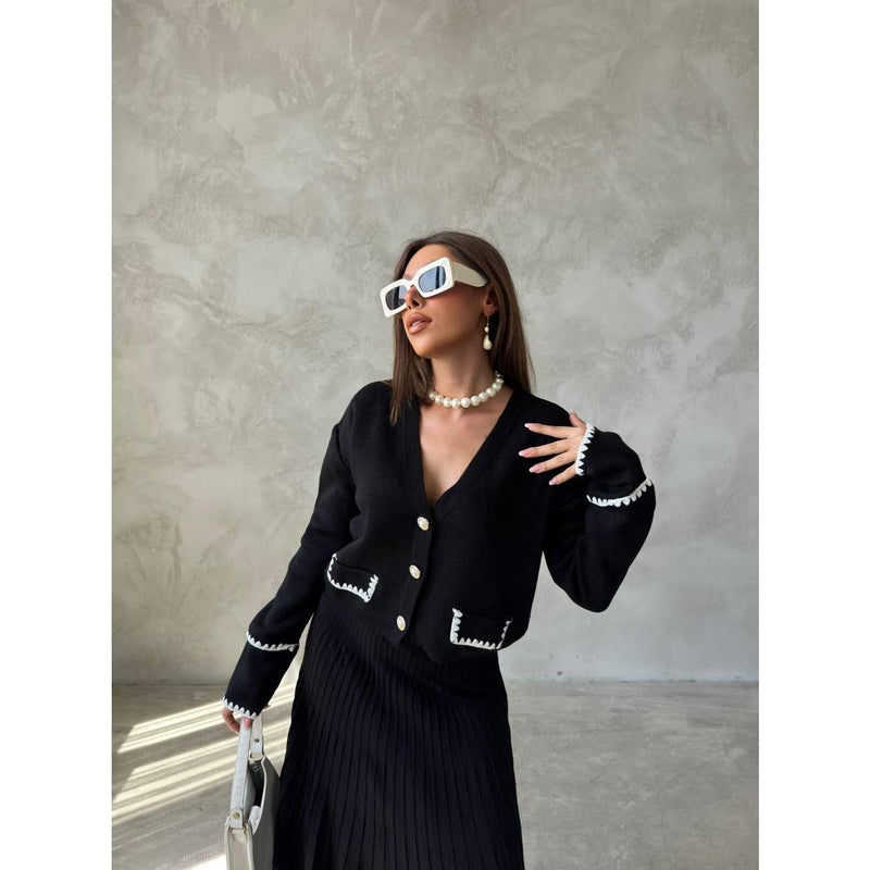 Fat Gorilla The Elise Knitted Skirt Set -2 Piece Style 4424 - FAT GORILLA