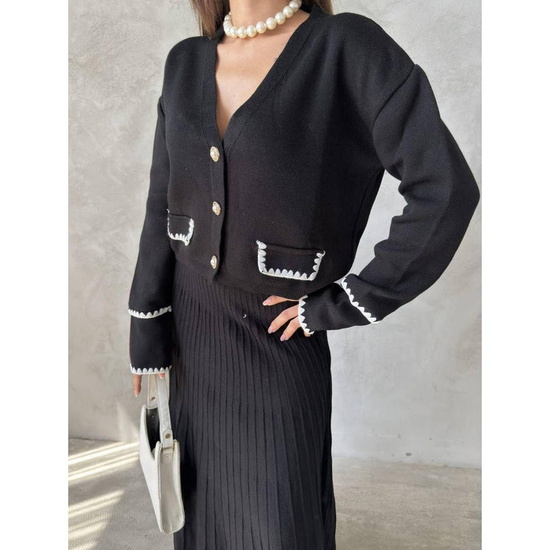 Fat Gorilla The Elise Knitted Skirt Set -2 Piece Style 4424 - FAT GORILLA