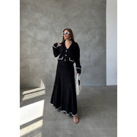 Fat Gorilla The Elise Knitted Skirt Set -2 Piece Style 4424 - FAT GORILLA