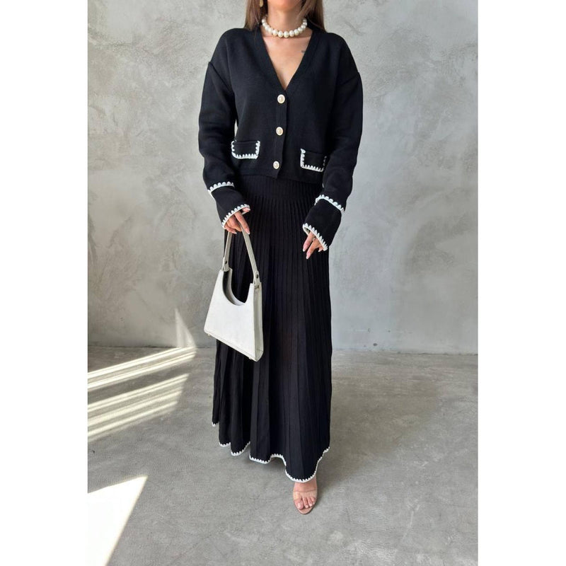 Fat Gorilla The Elise Knitted Skirt Set -2 Piece Style 4424 - FAT GORILLA