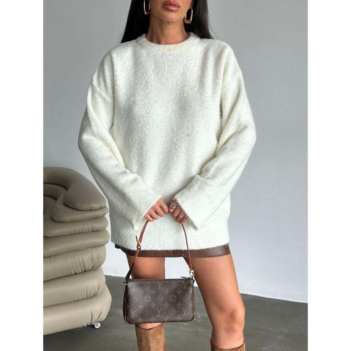 Fat Gorilla Knitted Pullover Top- Style 3521 - FAT GORILLA