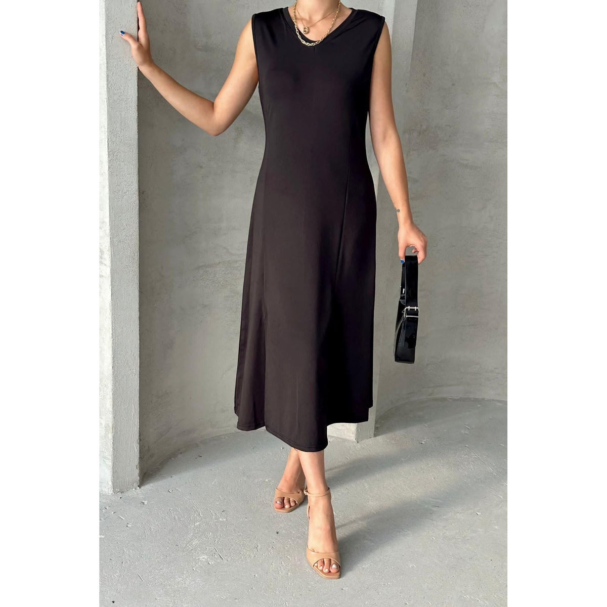 Fat Gorilla Sienna Sleeveless Black Dress - FAT GORILLA