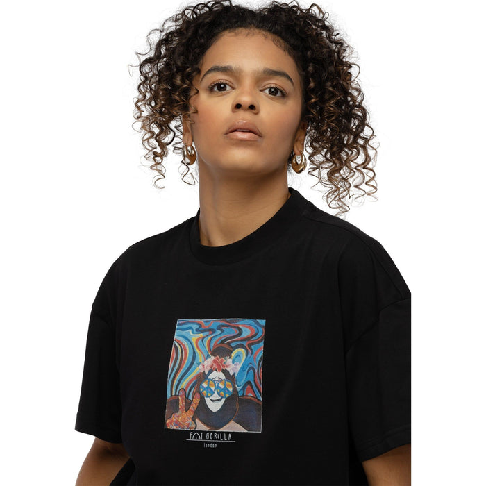 Women Unisex Men short sleeve crew neck T-shirt printed