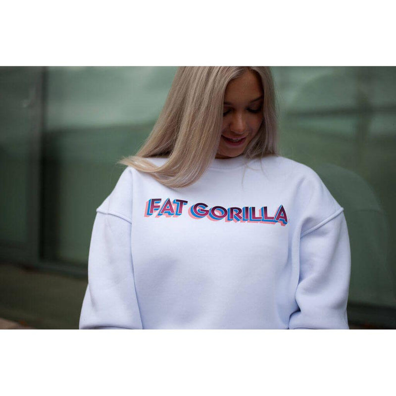 Fat Gorilla Unisex Retro Crewneck Sweatshirt - FAT GORILLA