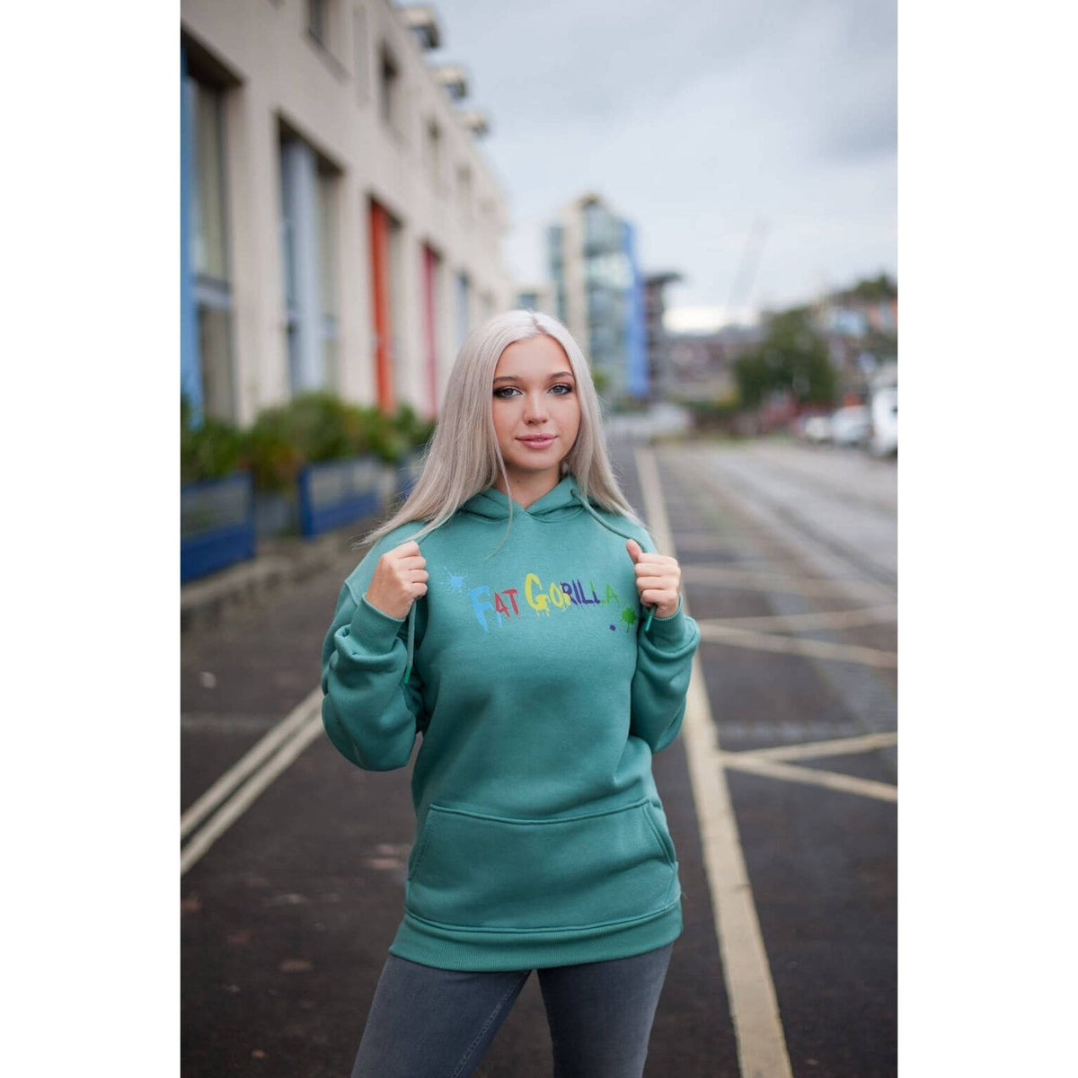 Fat Gorilla Unisex Printed Fleece Hoodie - FAT GORILLA